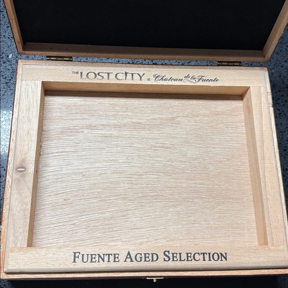 Arturo Fuente OpusX The Lost City cigar box, a collectible item